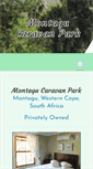 Mobile Screenshot of montagucaravanpark.co.za